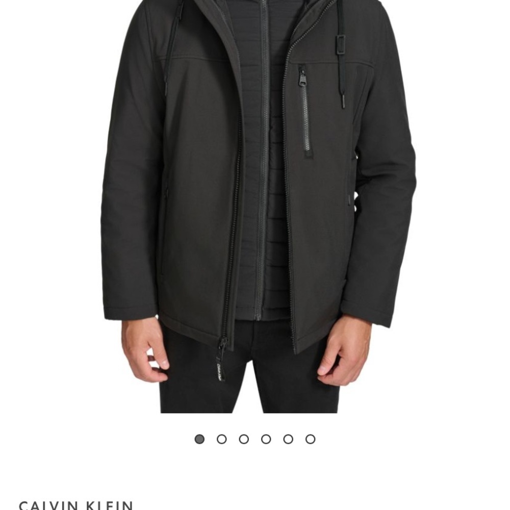 Calvin Klein Men's Black 3 in 1 Jacket